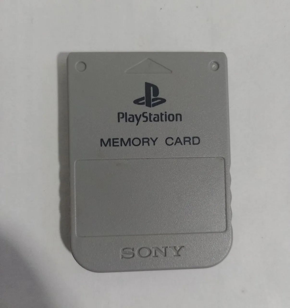 Memory Card Ps1 Original Clássico Cinza