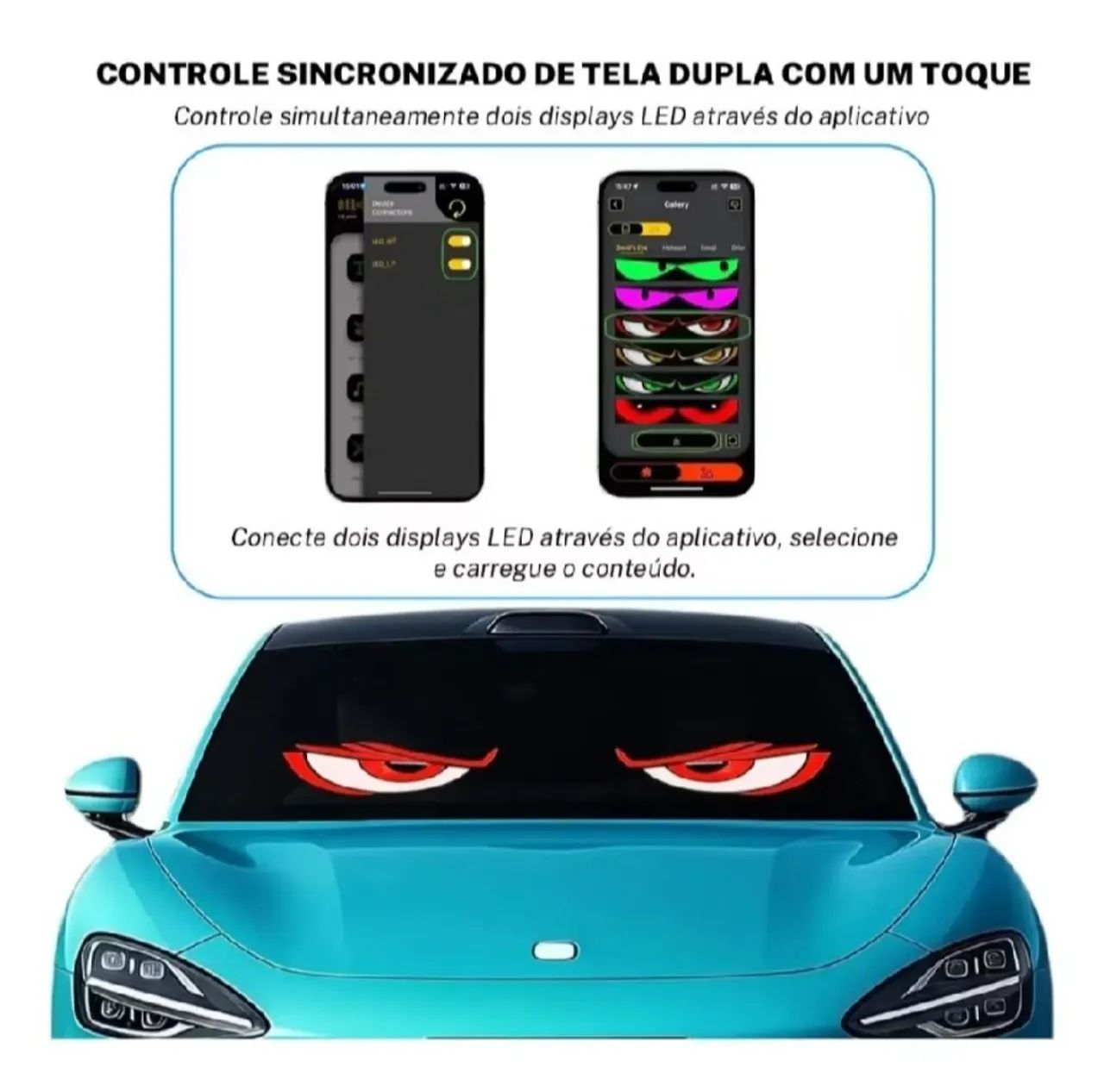 olhos carinhosos em led. - Foto 2