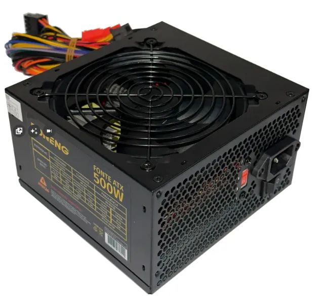 Fonte De Alimentação Computador Pc Cpu 500w  - Foto 3