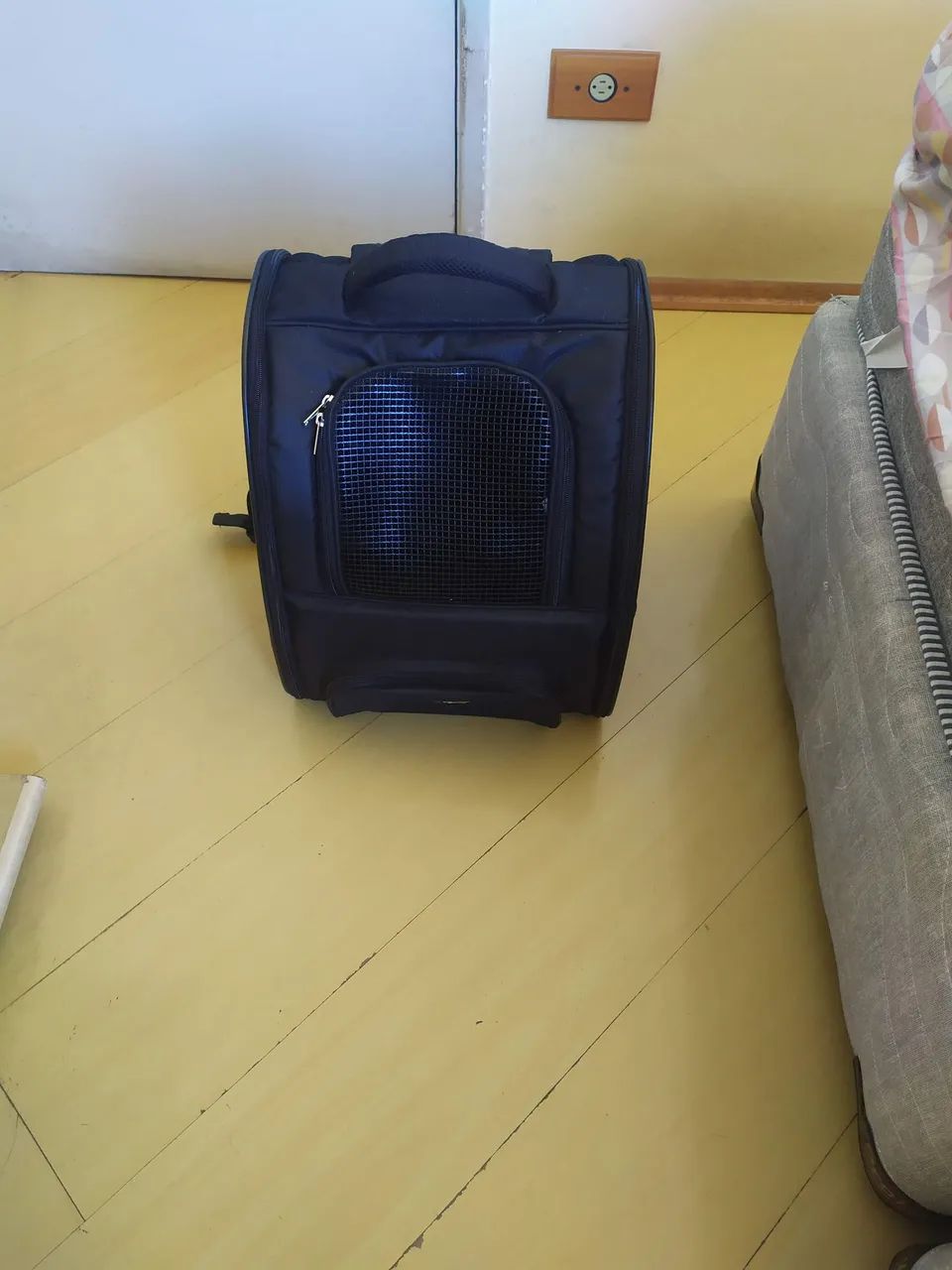 Bolsa transporte para gato ou cão filhote semi nova - Foto 3