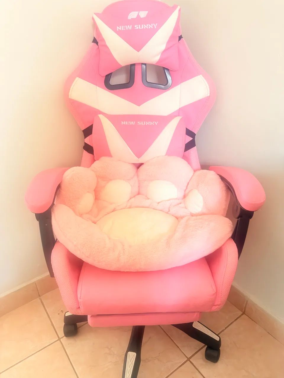 Cadeira gamer com led e massagem  - Foto 2