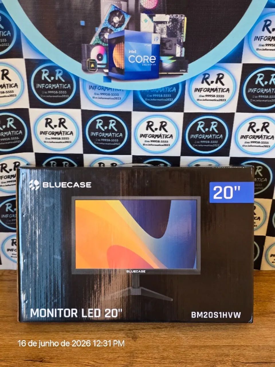 Monitor 20" LED Bluecase Novo Zero - Foto 2