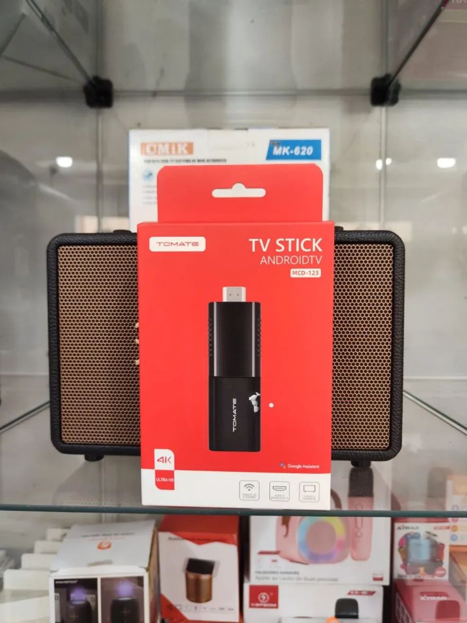 Tv stick Tomate Android TV homologado Anatel ótima qualidade 