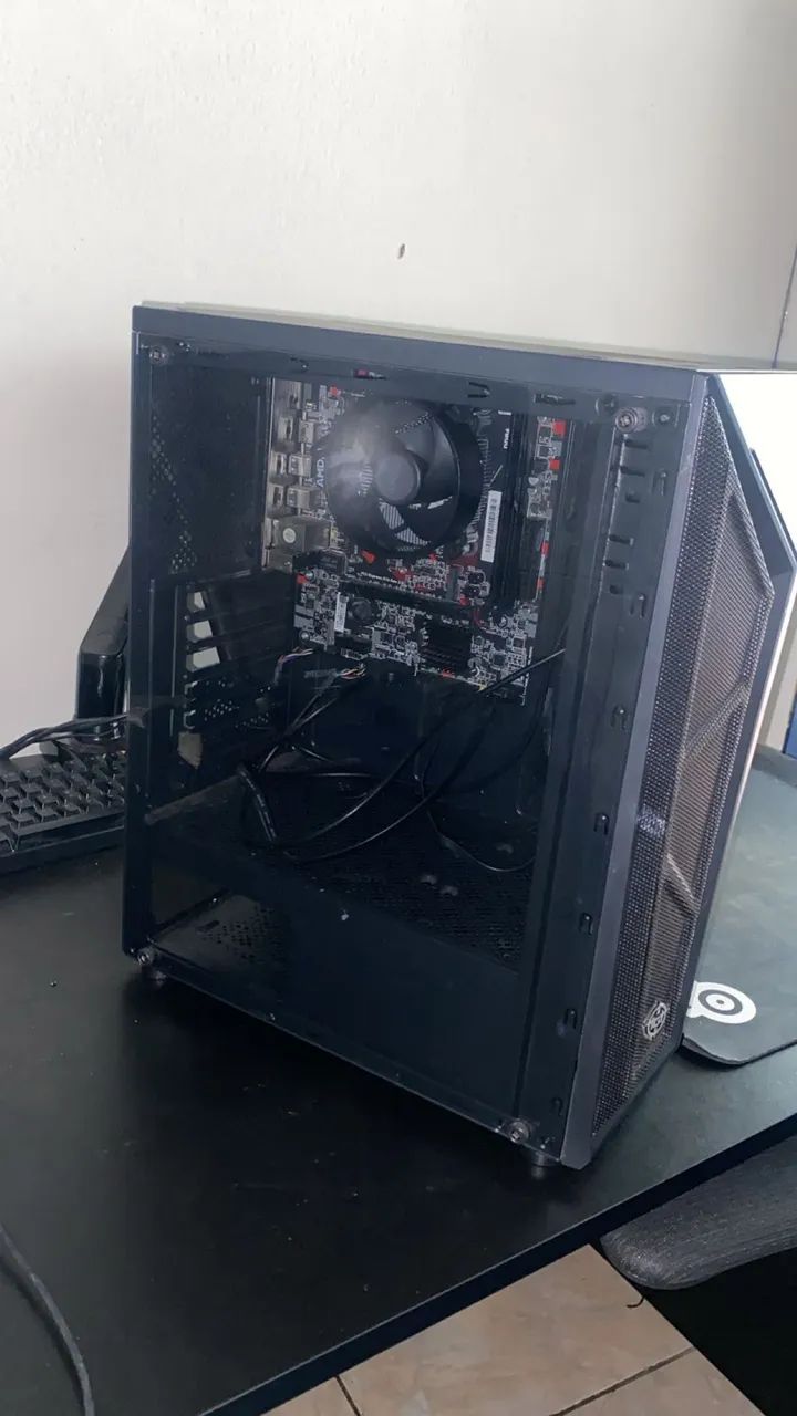 Pc gamer incompleto com processador, placa mãe e gabinete. - Foto 3