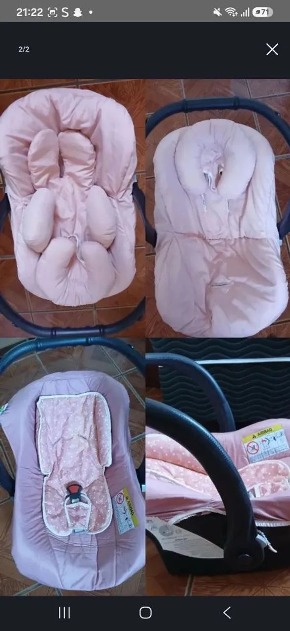 Carrinho de bebe e bebe conforto  - Foto 3