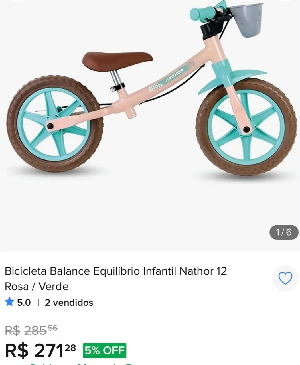 Bicicleta de equilíbrio  - Foto 4