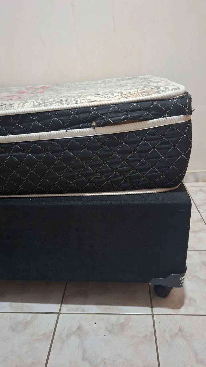 Cama box + colchão solteiro - Foto 2