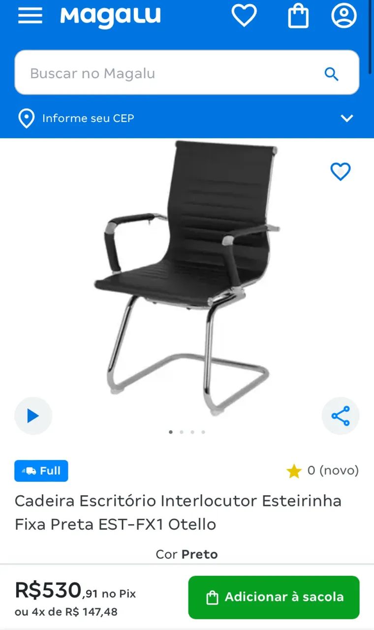 Vendo cadeira de escritório  - Foto 4