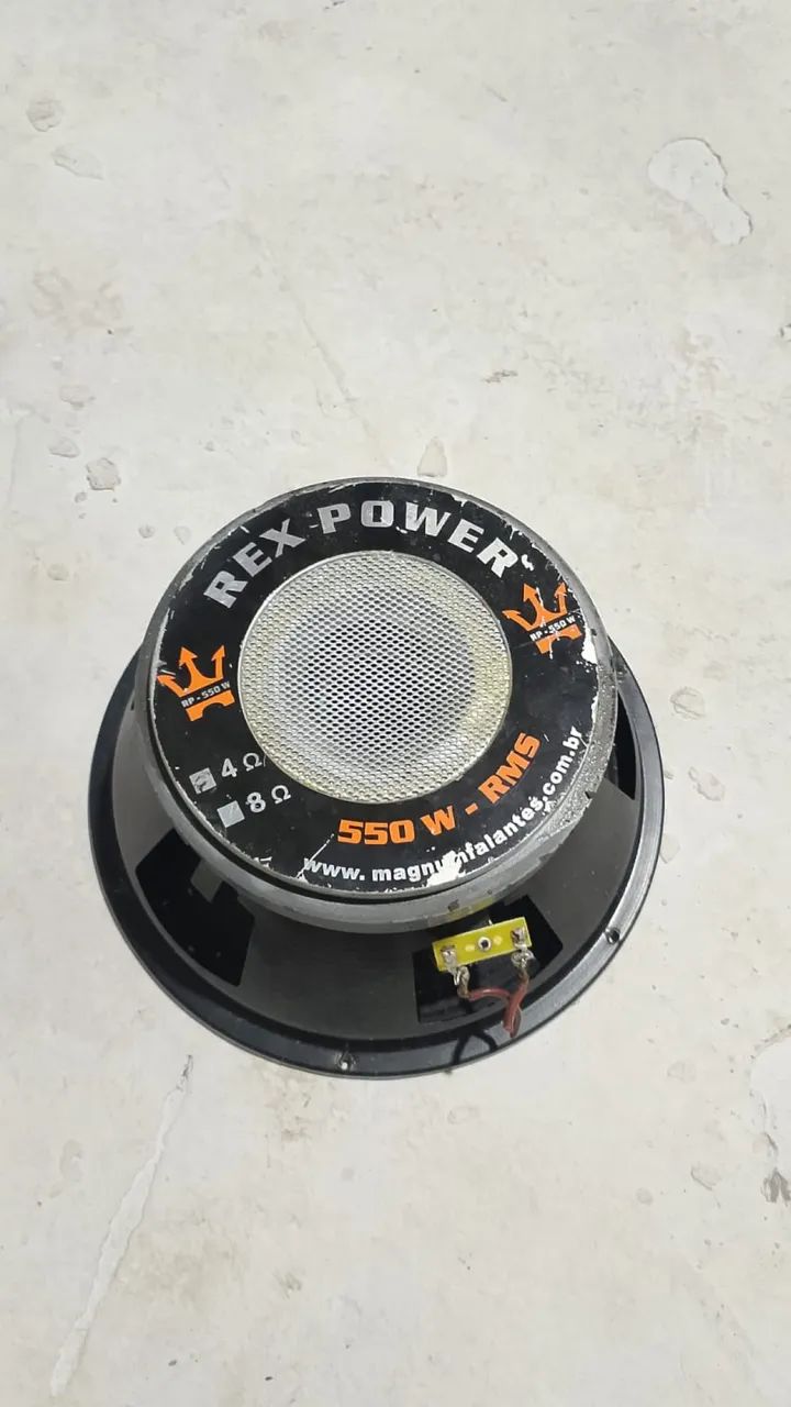 Médio de 10 polegadas 550  RMS