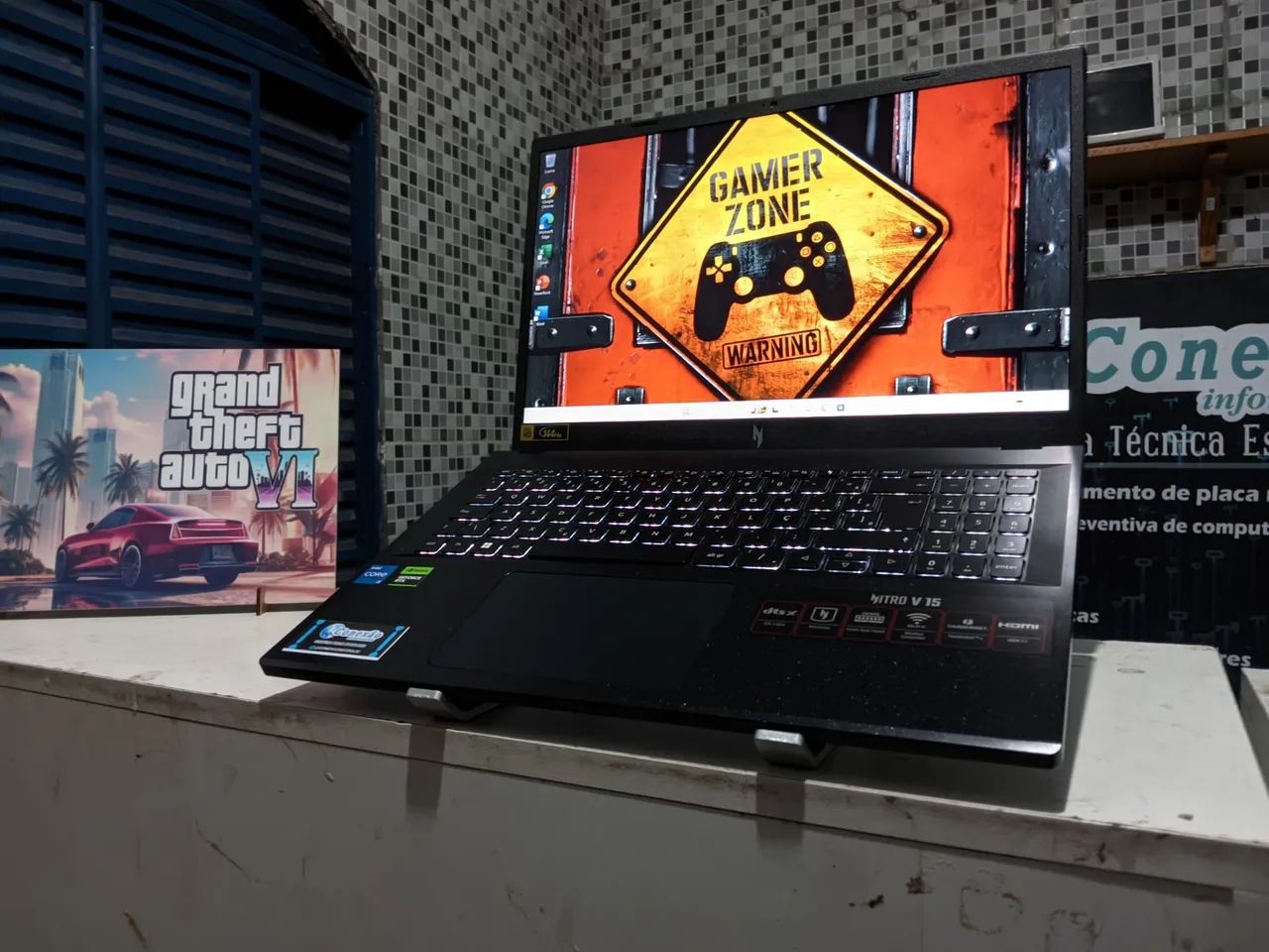 Notebook Acer Nitro V15 Core i5 13° Ger RTX 3050 (A pronta entrega) - Foto 2