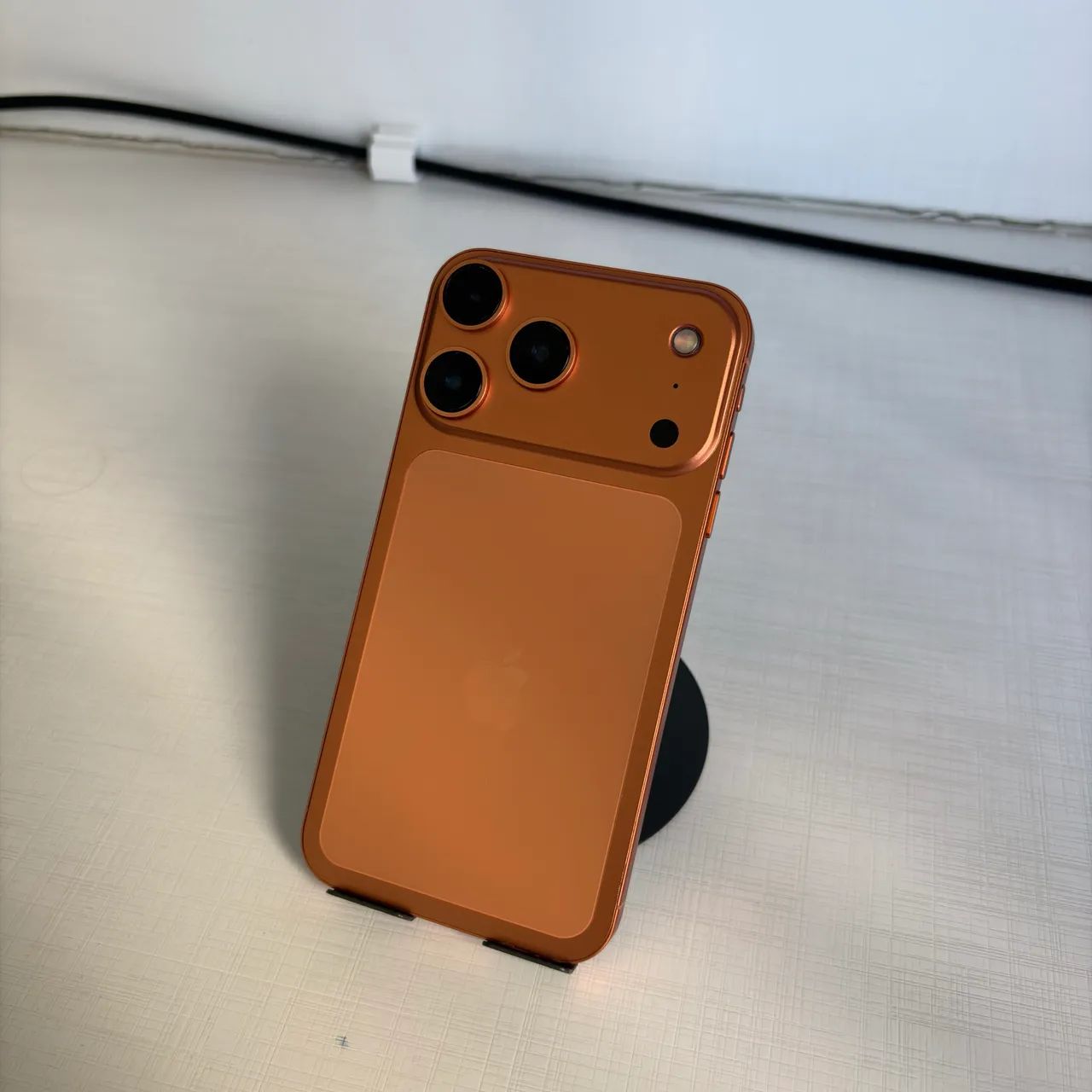 iphone xr 128gb estilo 17 pro laranja 