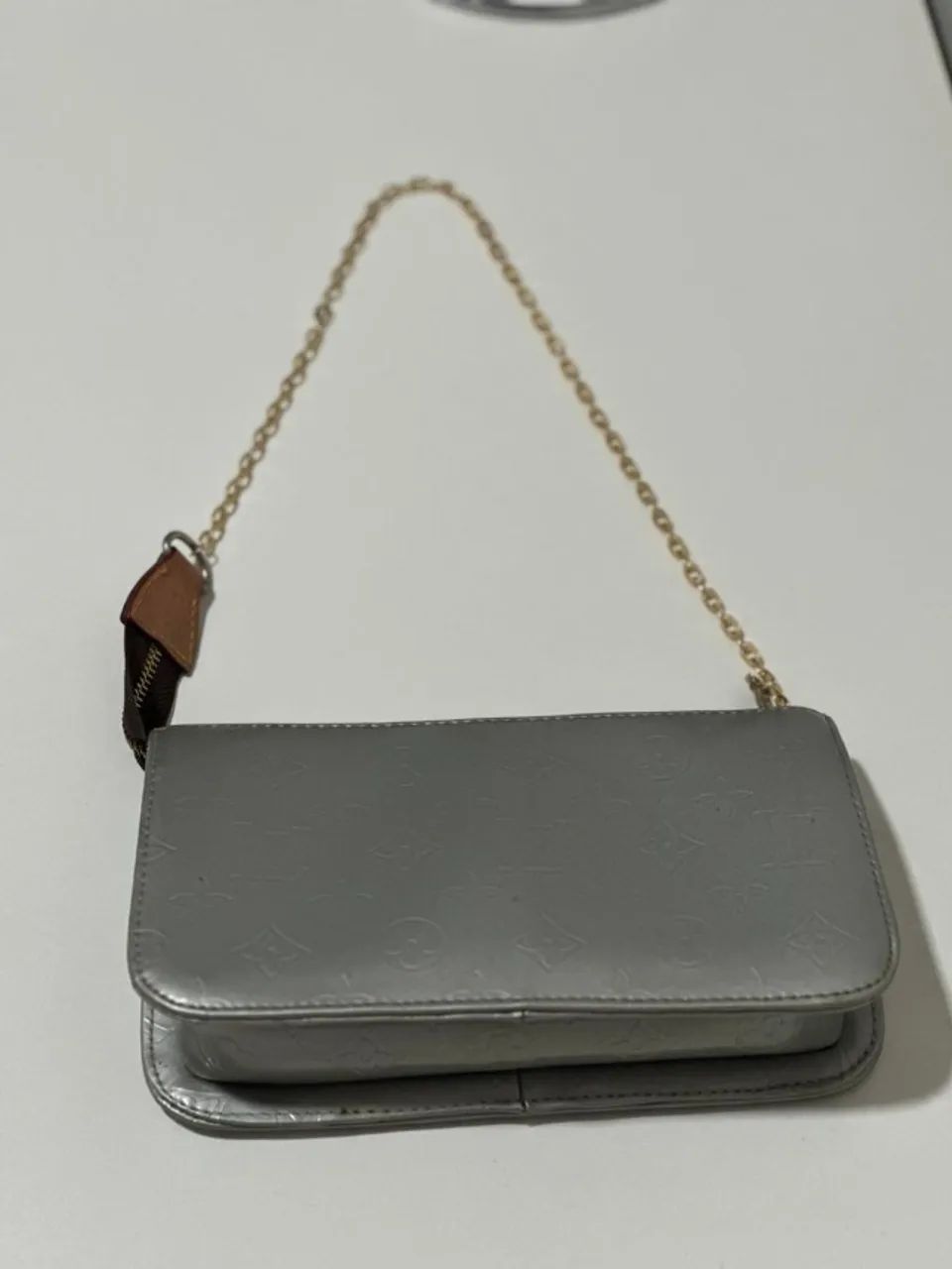 bolsa louis vuitton vintage prata - Foto 3