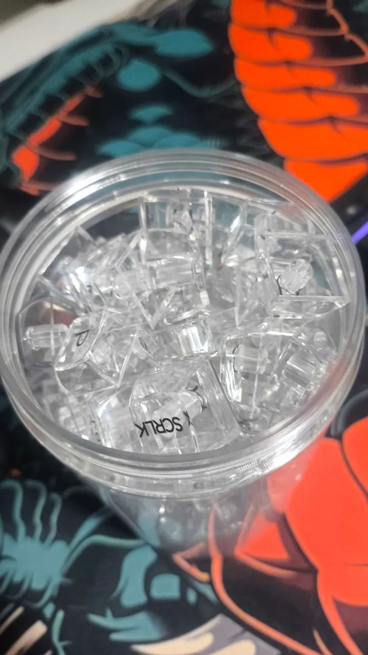 TECLAS/KEYCAPS TRANSPARENTES PARA TECLADO - Foto 5