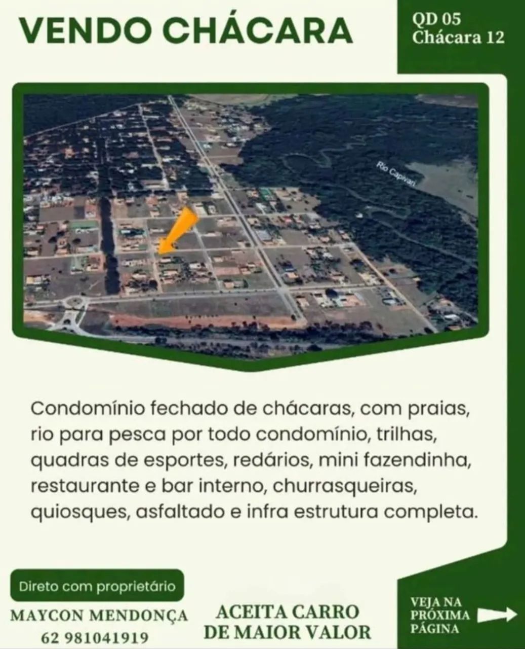 Ágio Chacara - Aguas do Capivari - Condominio Fechado - Foto 3