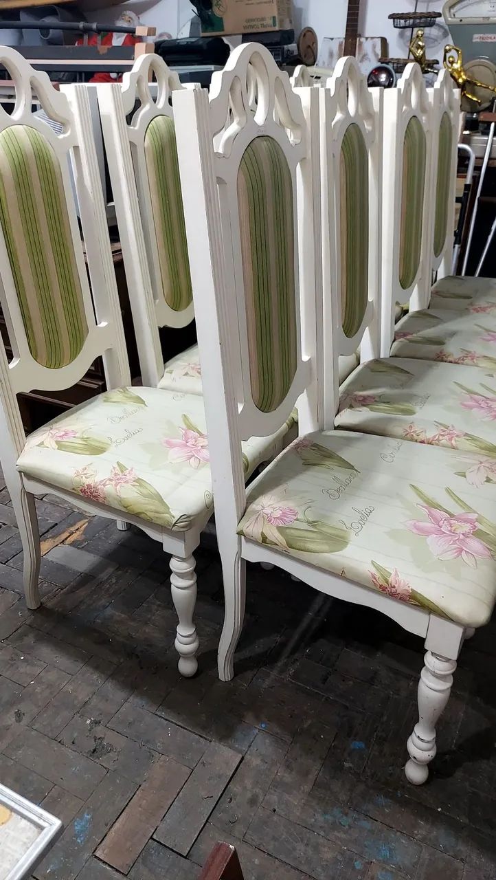 Cadeiras madeira antiga  - Foto 2