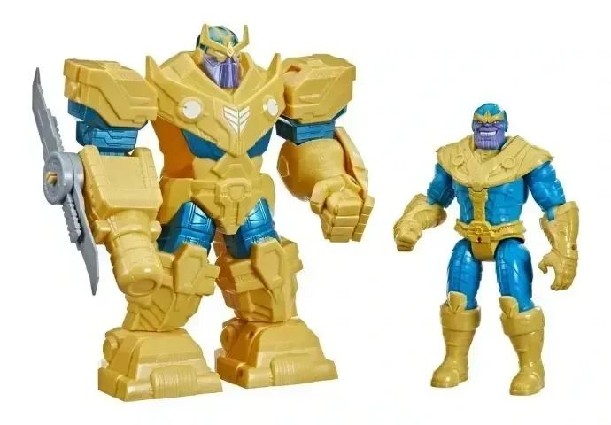 Boneco Avengers Mech Strike Thanos Mech Battle F0264 - Foto 4