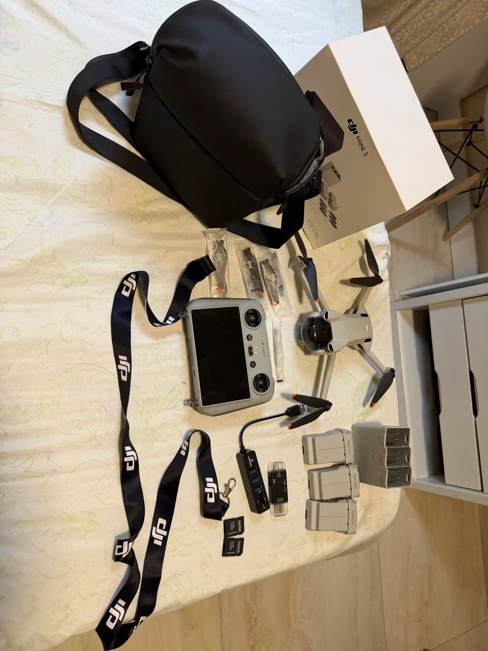 Drone Dji Mini 3 combo fly more com tela - Foto 3