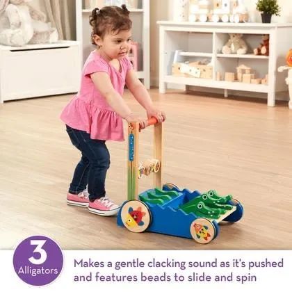 Andador bebê apoiador de jacaré Melissa e Doug - Foto 3