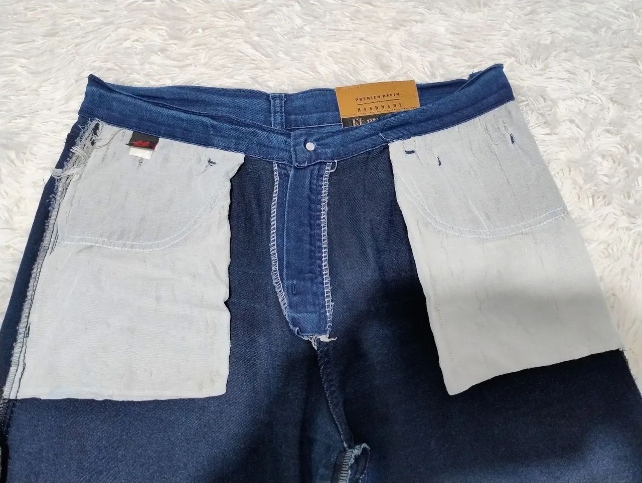 Calça Masculina Premium Denim 46 - Foto 5