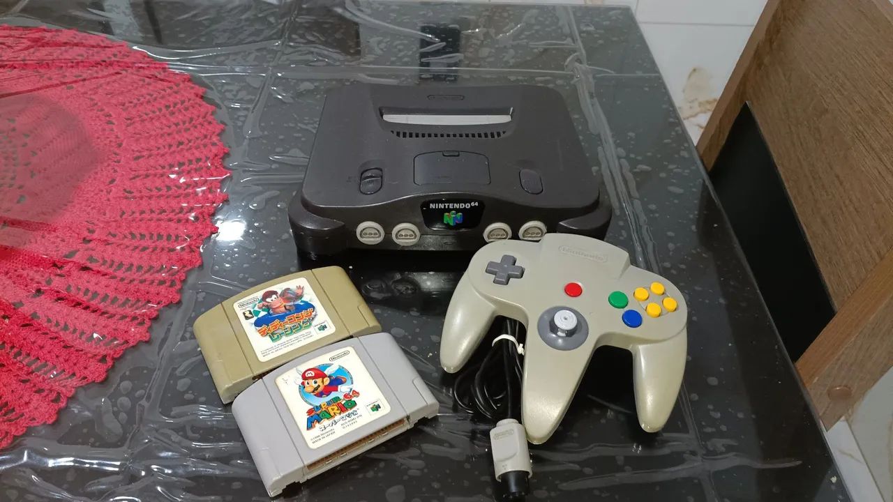 NINTENDO 64 + 2 JOGOS ORIGINAIS - Jogos de Vídeo Game - Chaves