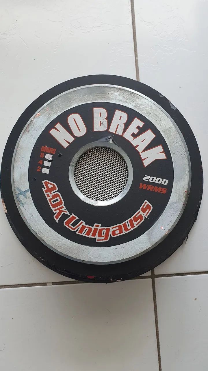 Alto falante Woofer de 12 polegadas 2000 rms 8 ohms