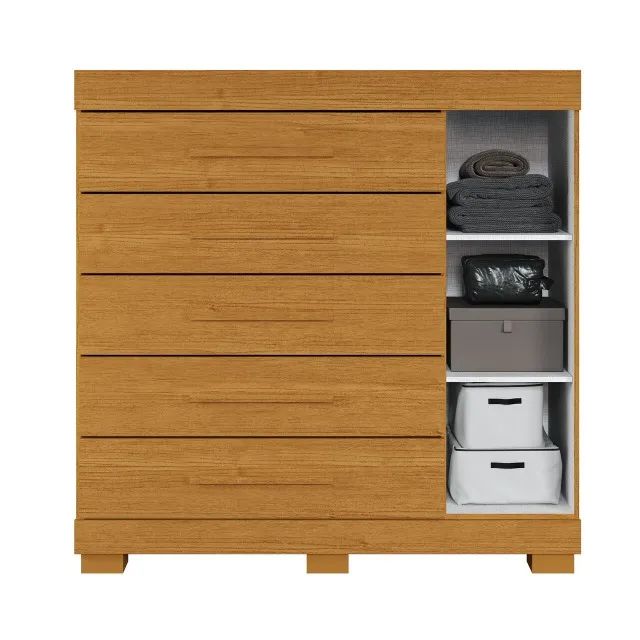 Comoda Rayane em MDF, 05 Gavetas e 01 Porta (Nova) - Foto 2