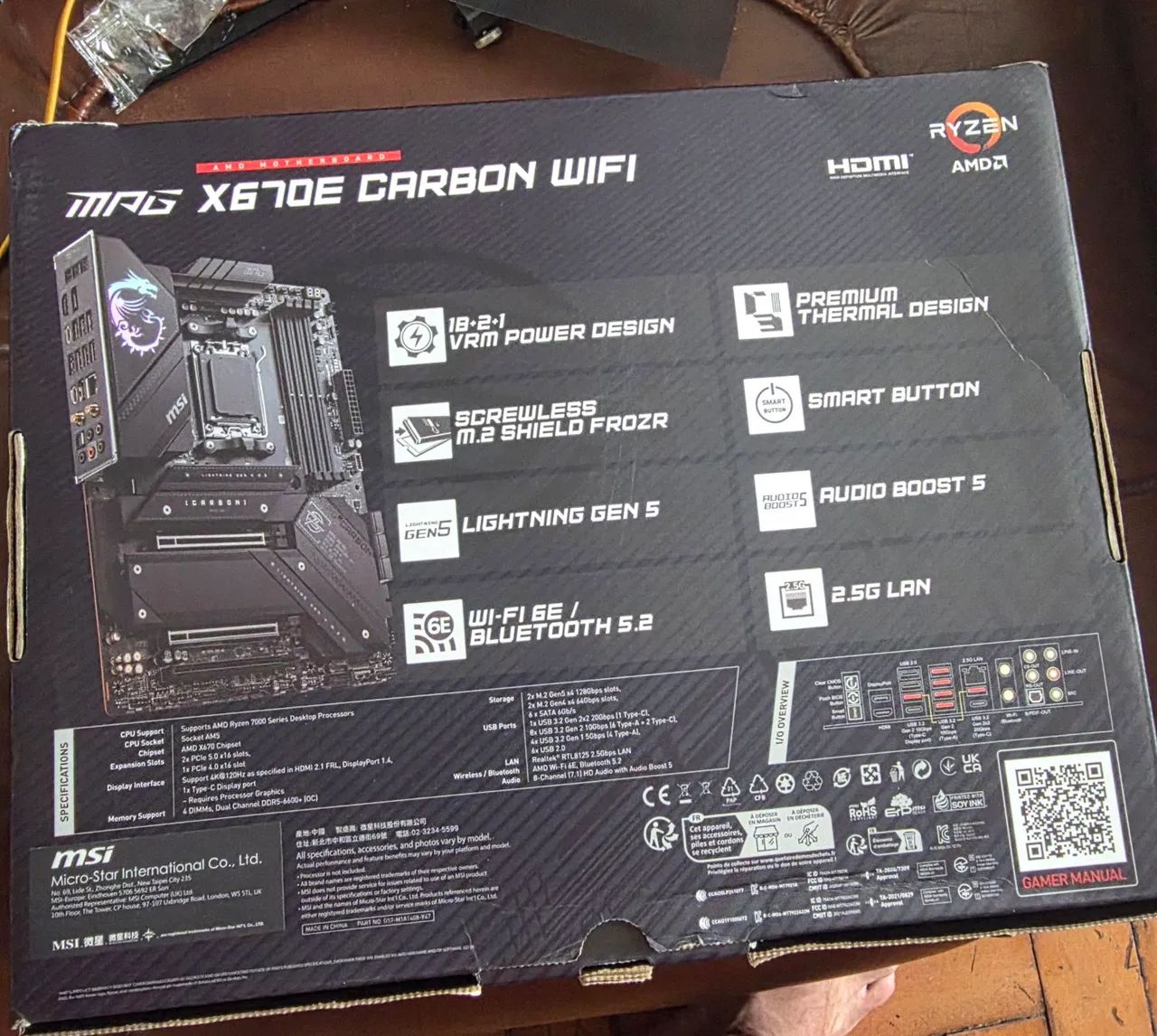 Placa mae X670E MSI MAG Carbon wifi am5 - Foto 4