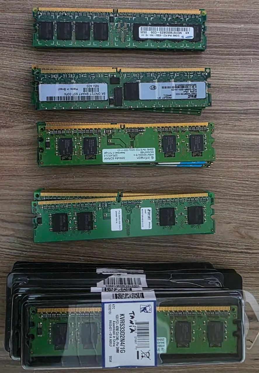 Lote 27 Memorias DDR2