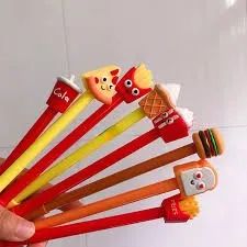 canetas personalizada de batata frita e outos 