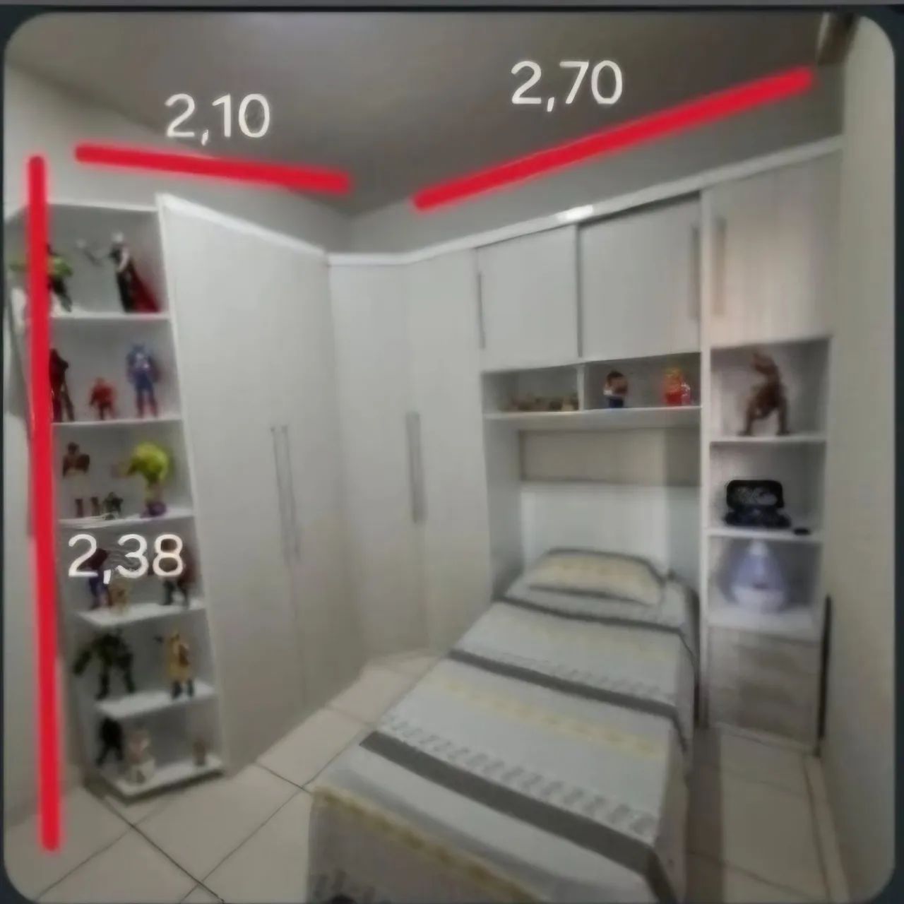 Jogo de Quarto Infantil MDF Modulado