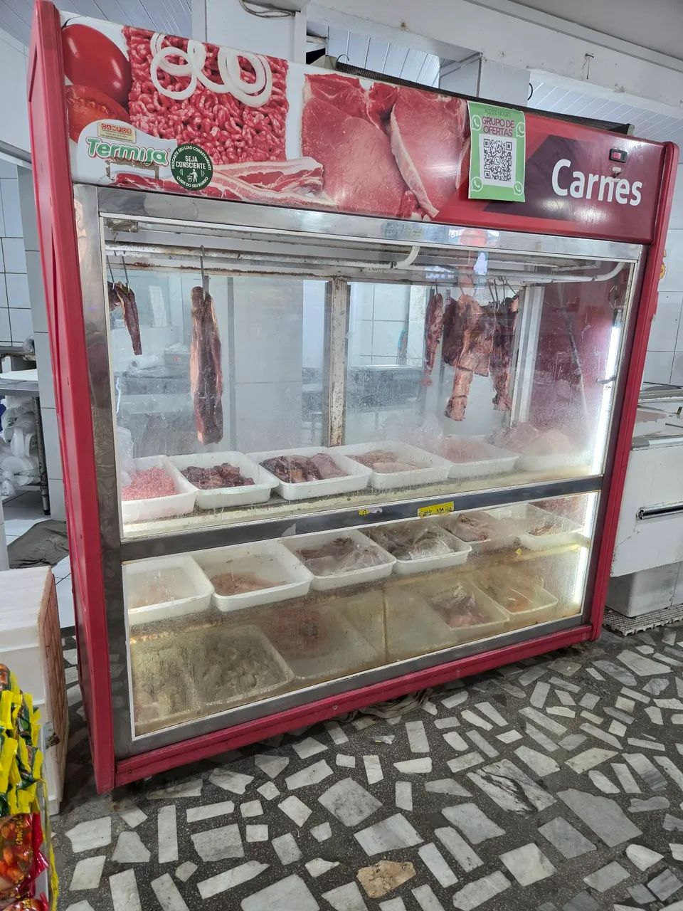 Expositor de carne 