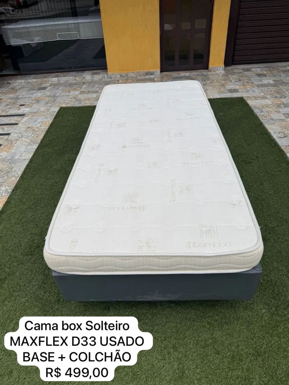 Cama box Solteiro com colchão MAXFLEX D33  - Foto 3