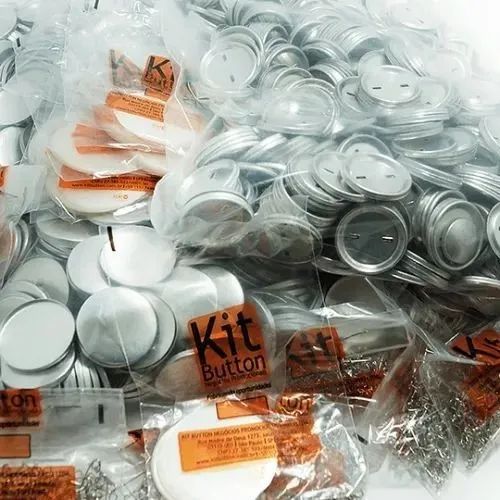 Matriz Button Estrela + 100 Kits Alfinetes Pin Personalizado - Foto 2