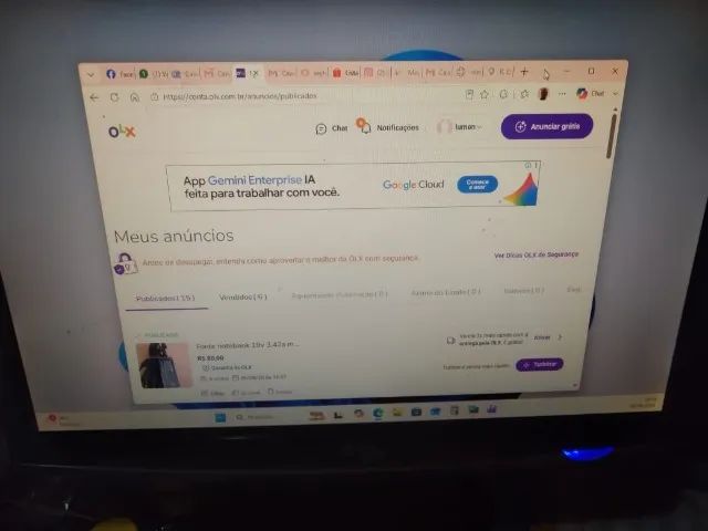 monitor flatron w1952tq 19 polegadas entradas vga e hdmi - Foto 2