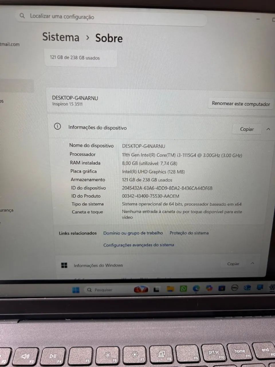 notbook Dell i3 8G RAM - Foto 4