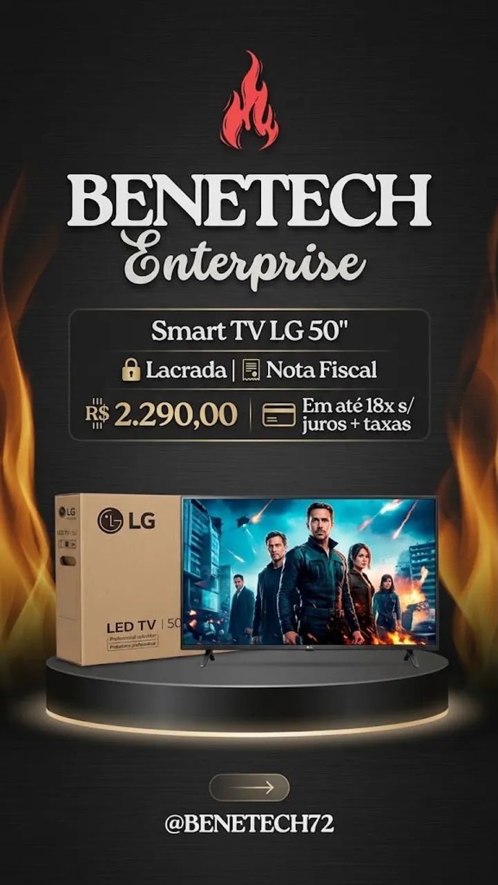 Tv LG Nano 50 (Lacrada)