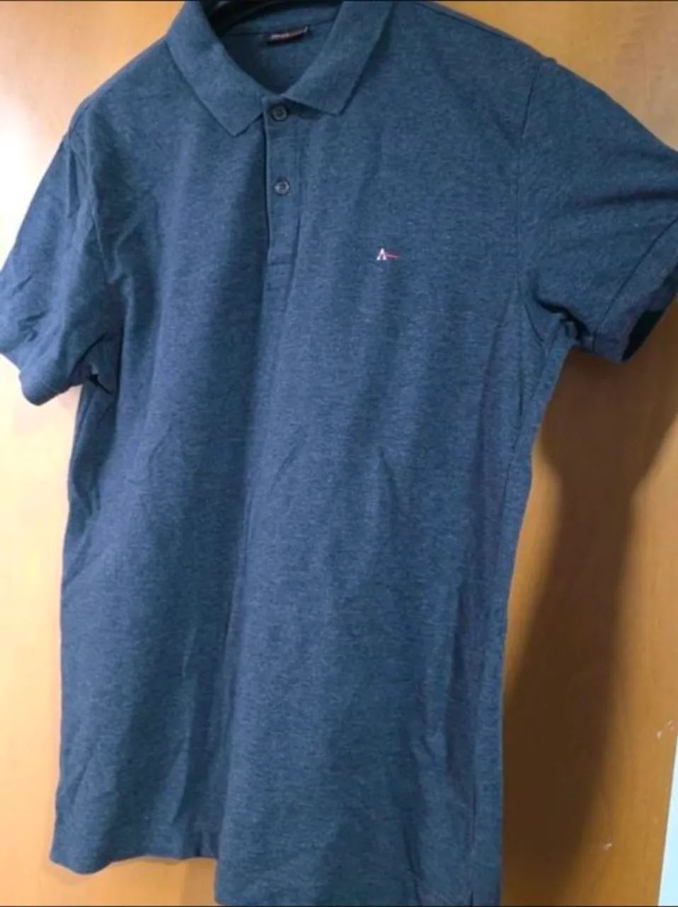 camisa polo aramis cinza chumbo p