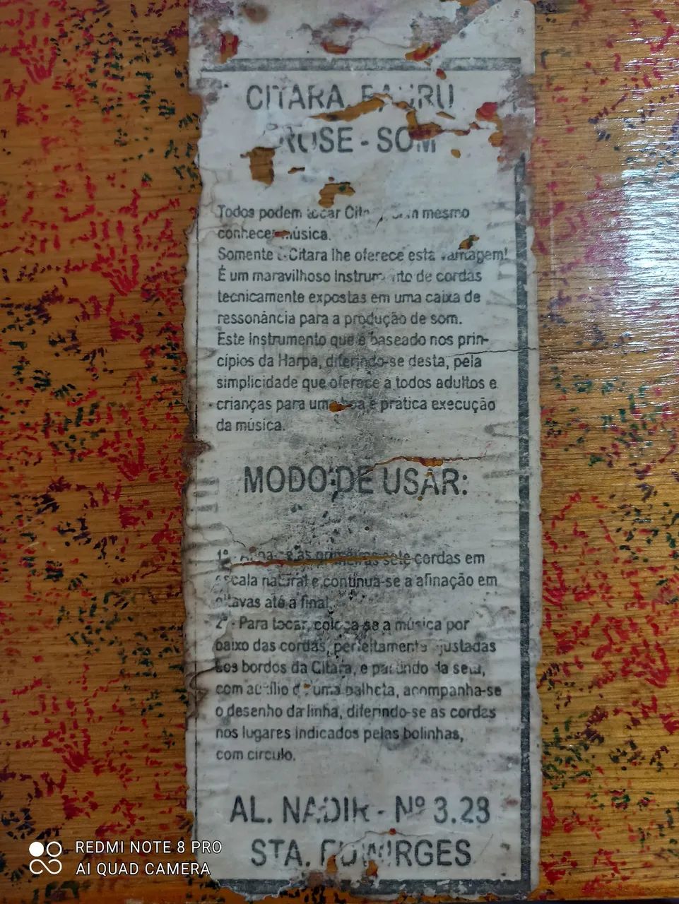 Instrumento Cítara Bauru - Relíquia/Antiguidade  - Foto 6