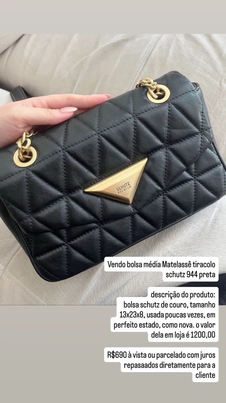 Bolsa Shultz Matelassê luxo - Foto 2