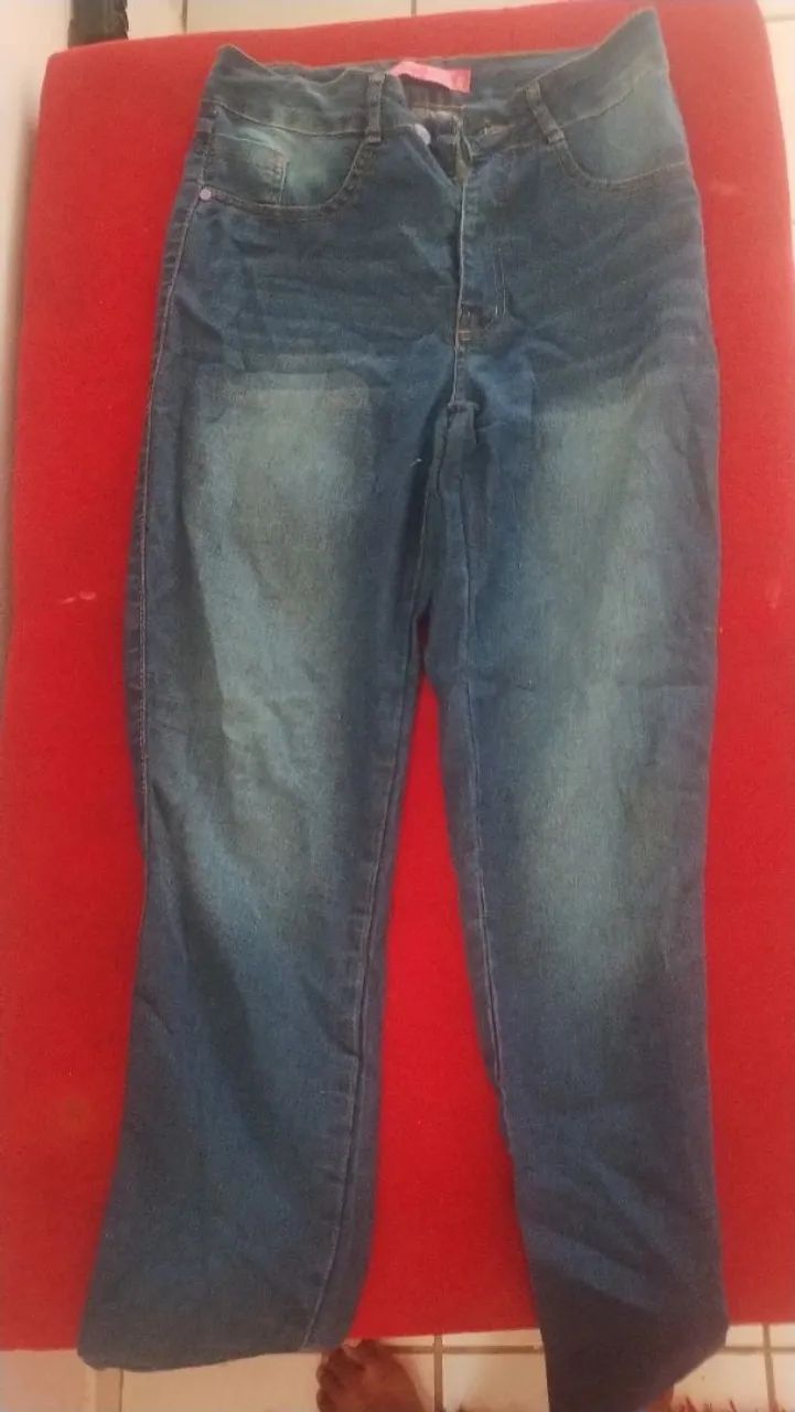 4 :calças jeans ? para brechó sem defeito? - Foto 3