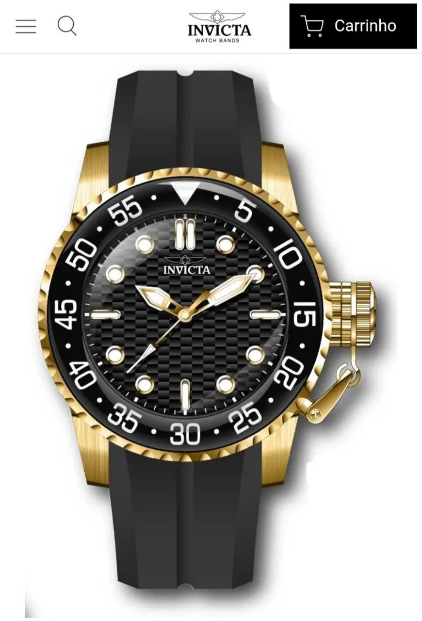 Relógio Invicta Carbono Gold