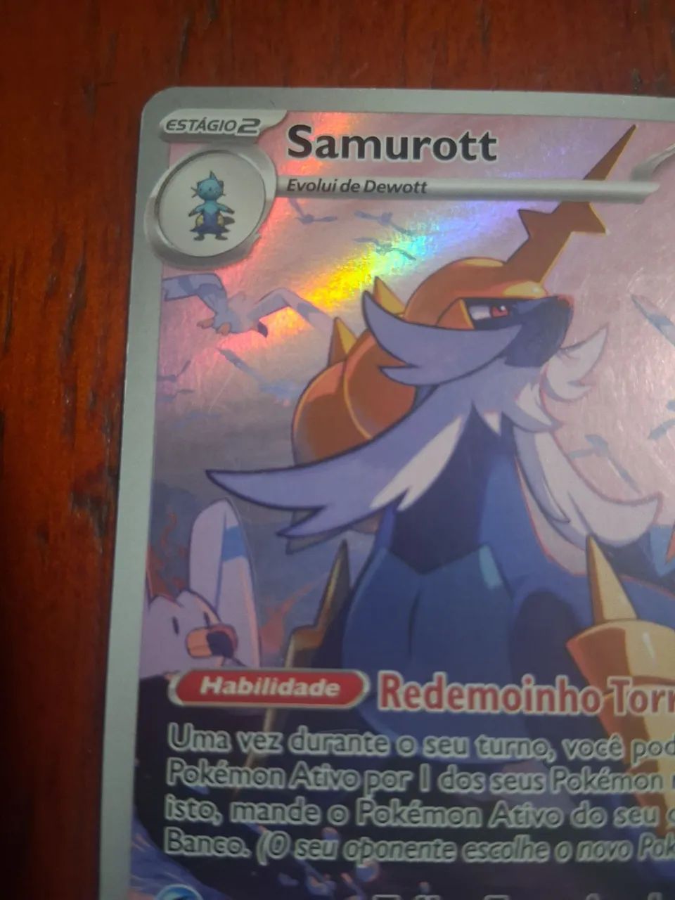 Carta Samurott 107/086 ilustração rara - SP pouco usada - Foto 2