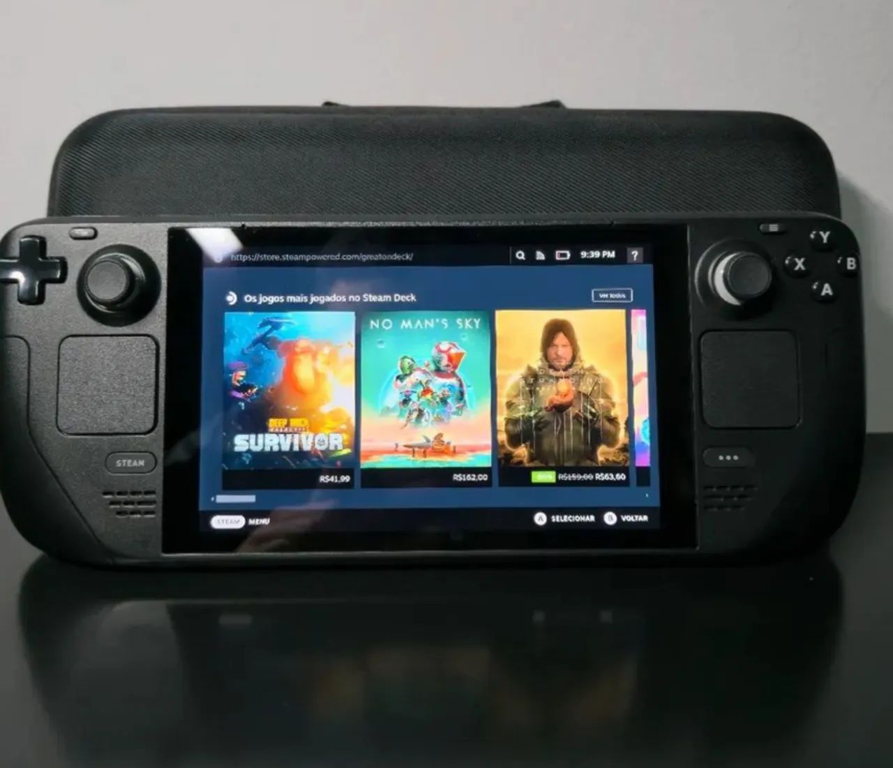 Steam deck LCd 64GB/ com capa 