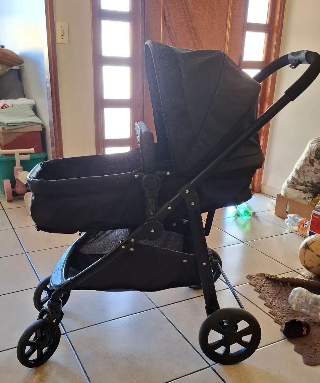Carrinho de bebê + Bebê Conforto  - Foto 4