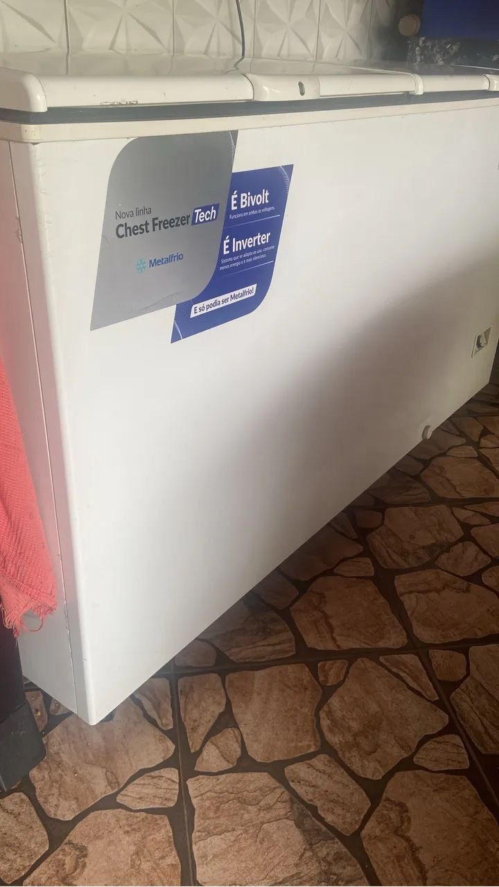 Freezer Horizontal 543L - Metalfrio - Semi Novo (ACEITO PROPOSTA)