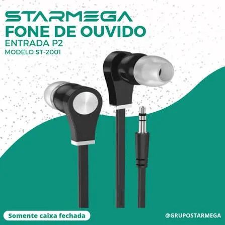 Fone Com Microfone Starmega St-2001 Headset Cabo P2 Estéreo Confortável  - Foto 2