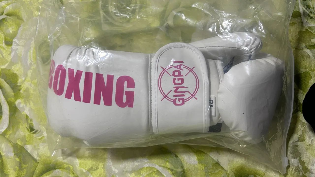 Luva de boxe/mua thai nova 10 oz - Foto 2