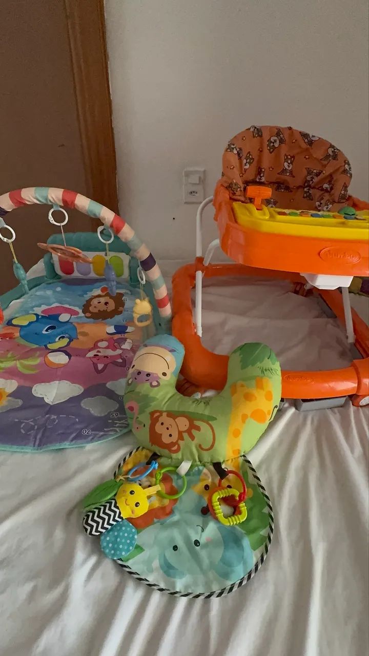 Carrinho e bebê conforto e kit criança  - Foto 5