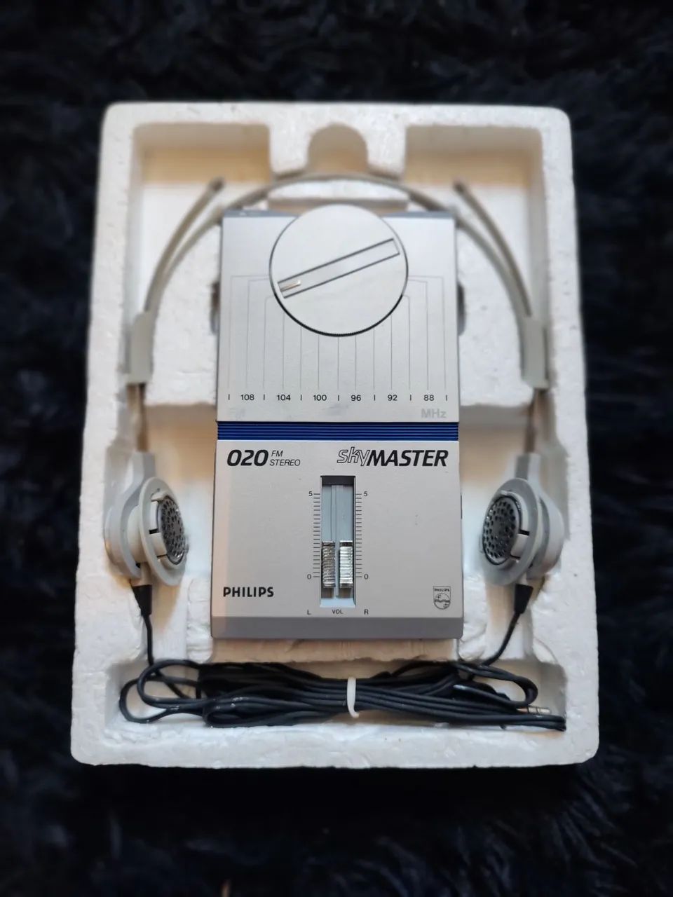 Philips SkyMaster 020 (1985) C/ Fone Original Íntegro - Item de Acervo