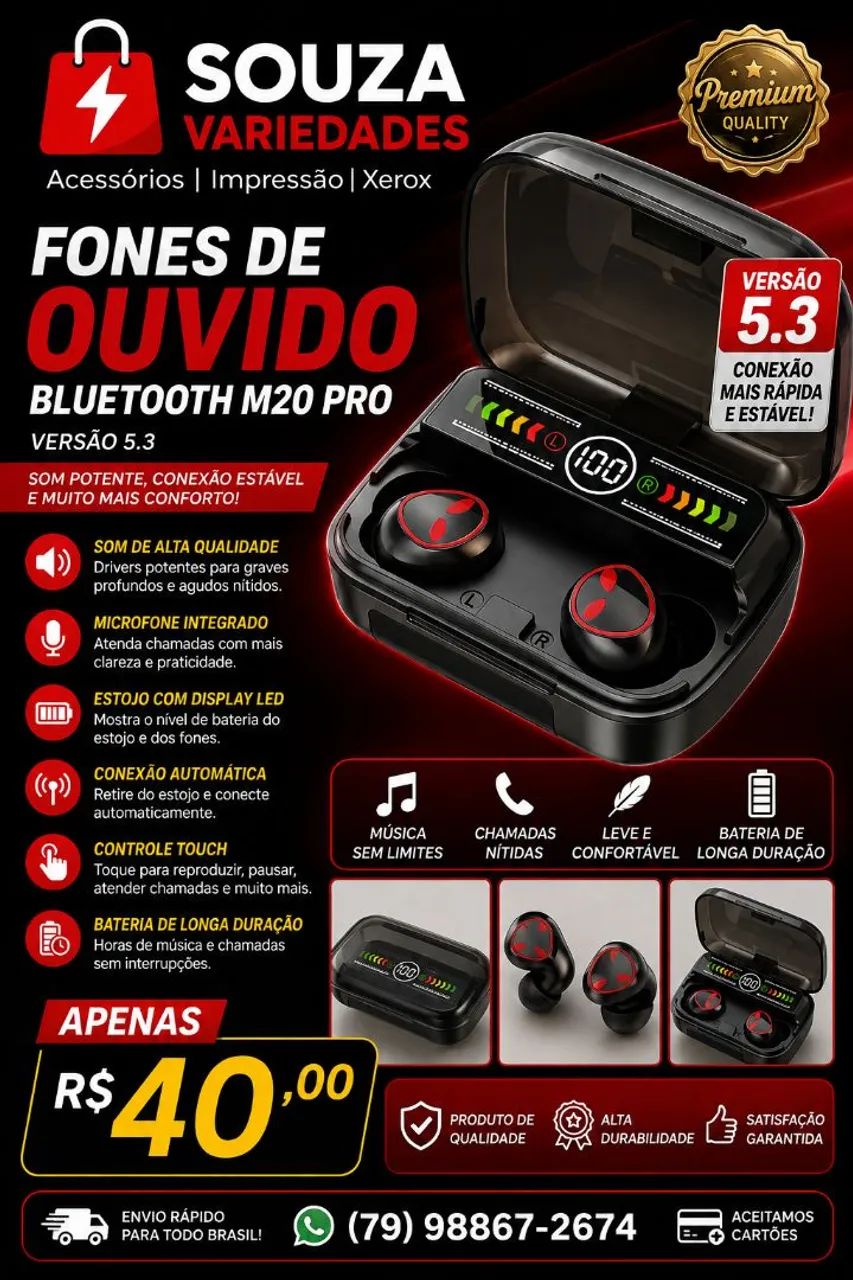 Fone Bluetooth 